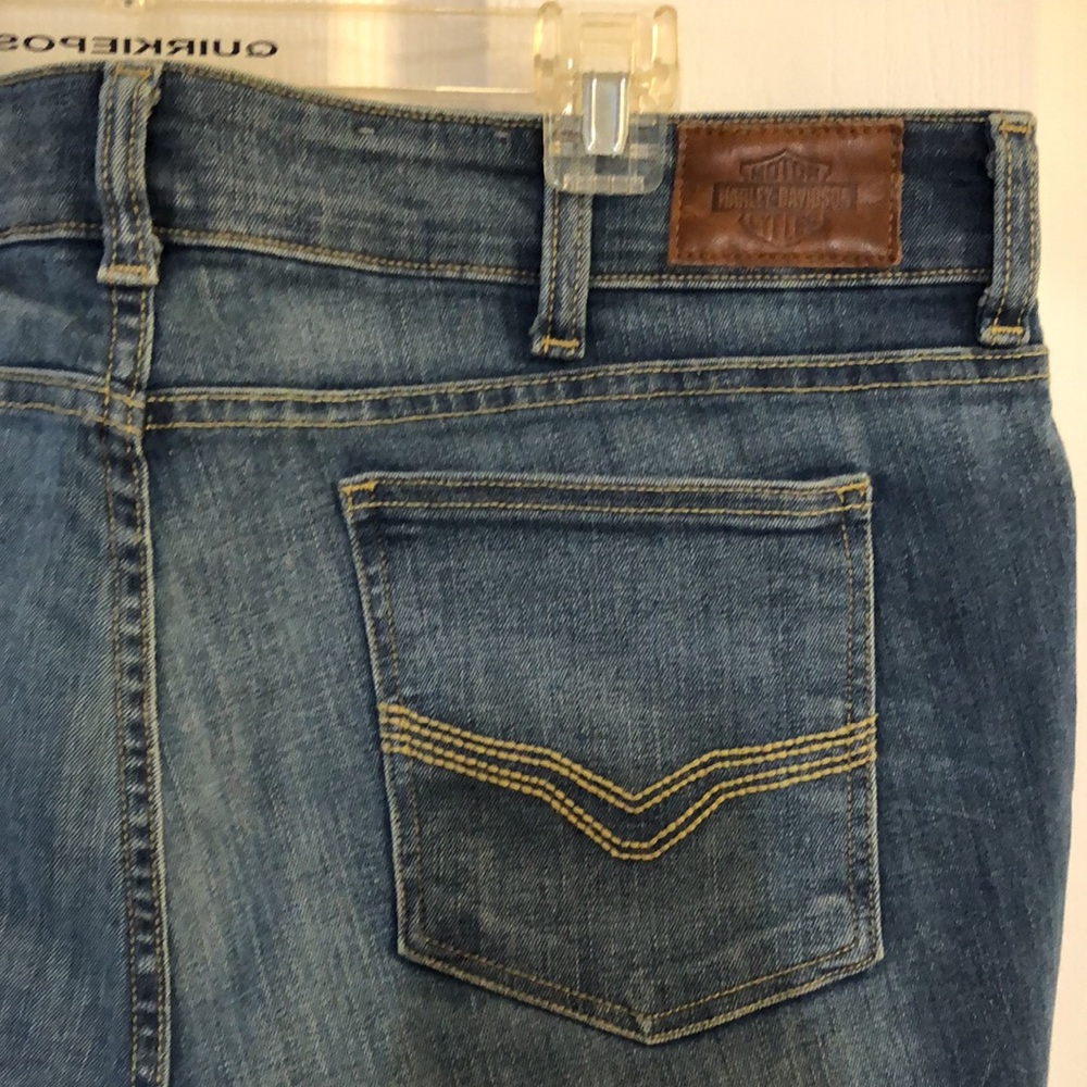 Brand NEW Harley Davidson Jeans size 34, fits size16 ladies, Great stretch - Picture 3 of 8